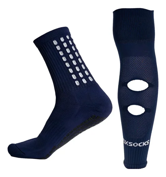 Meias antiderrapantes Tifox 3/4 e suporte de panturrilha com f…