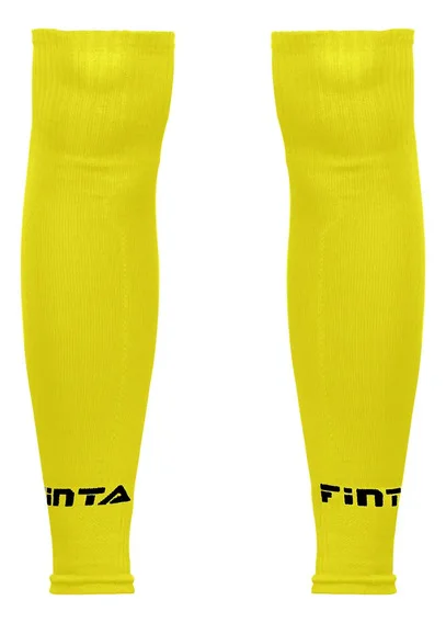 Meião Cortado Compressão Finta Amarelo Canelito 18 Pares Adulto