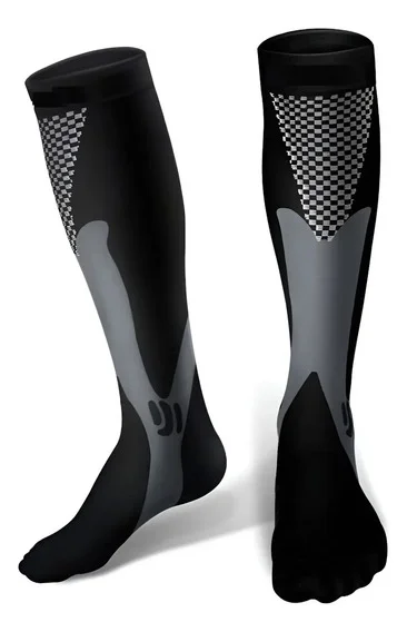 Meia Alta Compressão Masculina Alivio Dor E Cansaço Nos Pés/ci…