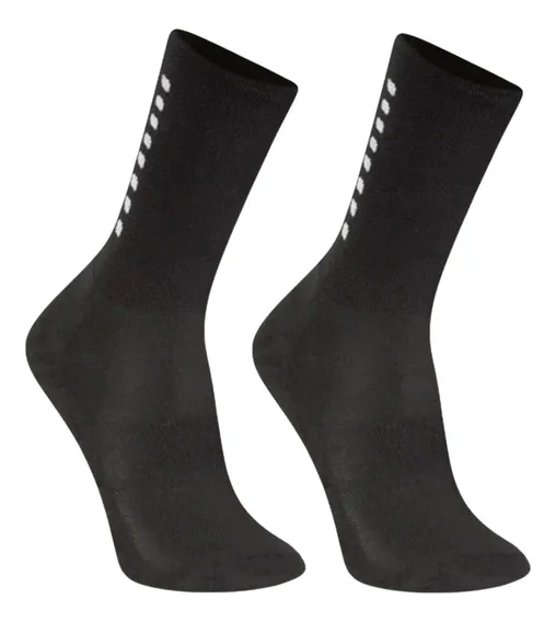 Kit 2 Meias Antiderrapante Esportiva Poliamida Treino Gym Preto G