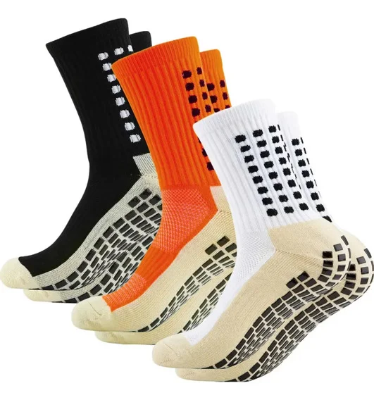 Kit 3 Pares Meia De Compressão Esportiva Corrida Futebol+Laran…